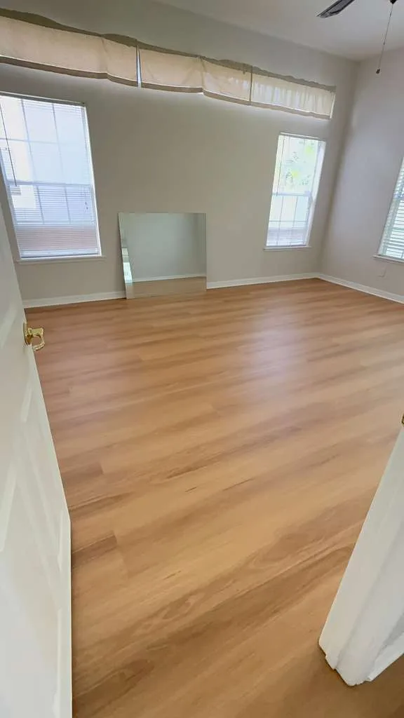 Bedroom cleaned by Lima Cleaning Services